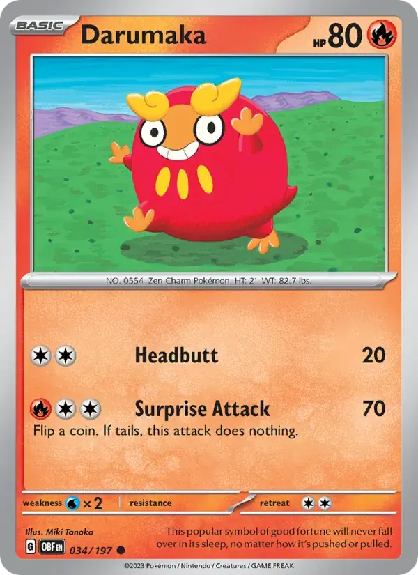 Darumaka - 034/230 - Obsidian Flames