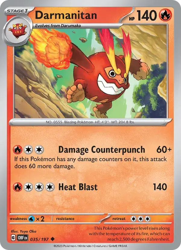 Darmanitan - 035/230 - Obsidian Flames