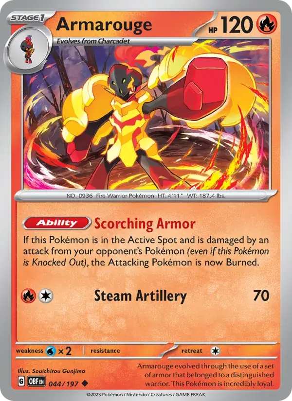 Armarouge - 044/230 - Obsidian Flames