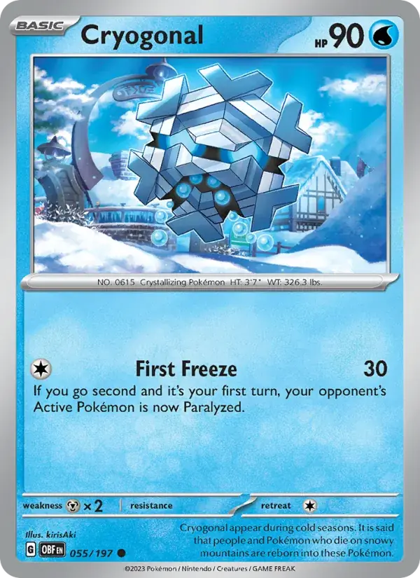 Cryogonal - 055/230 - Obsidian Flames