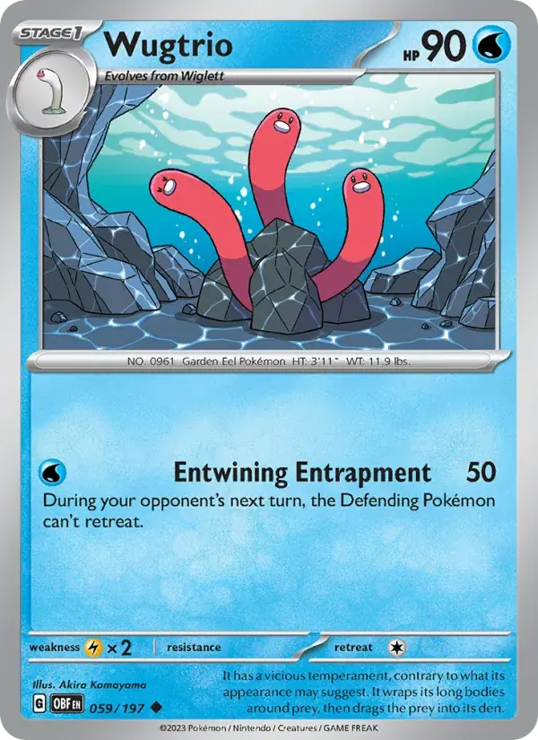Wugtrio - 059/230 - Obsidian Flames