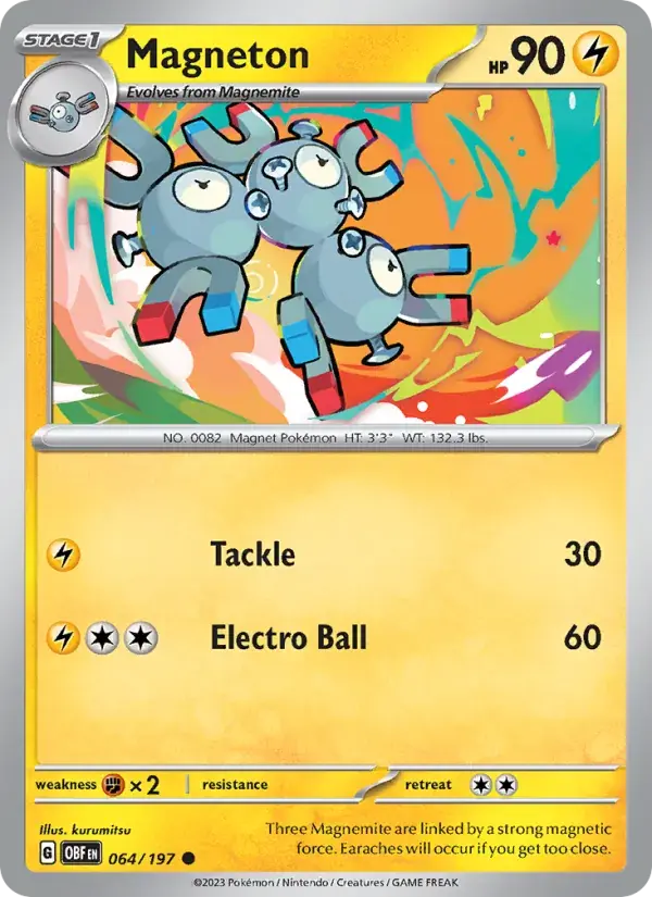 Magneton - 064/230 - Obsidian Flames