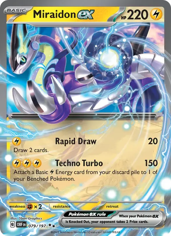 Miraidon ex - 079/230 - Obsidian Flames