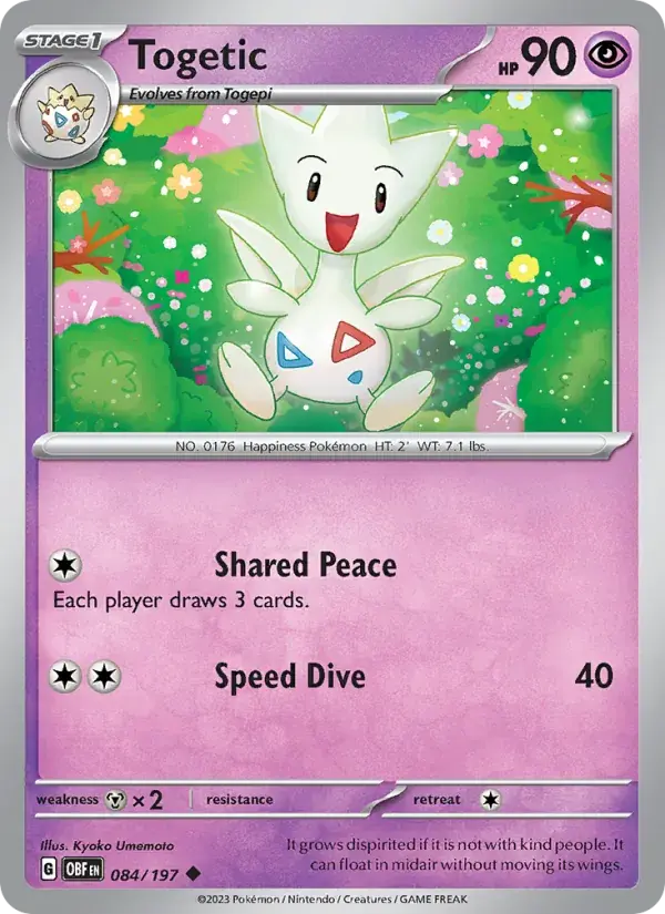 Togetic - 084/230 - Obsidian Flames