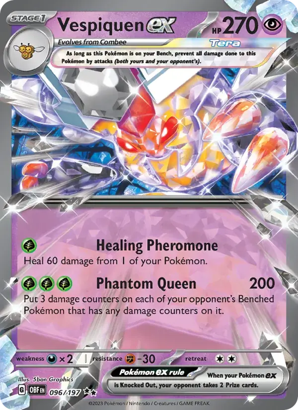 Vespiquen ex - 096/230 - Obsidian Flames