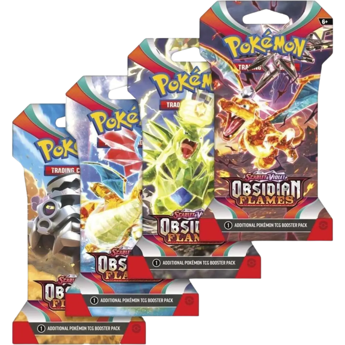 Obsidian Flames: Sleeved Booster Pack Art Set