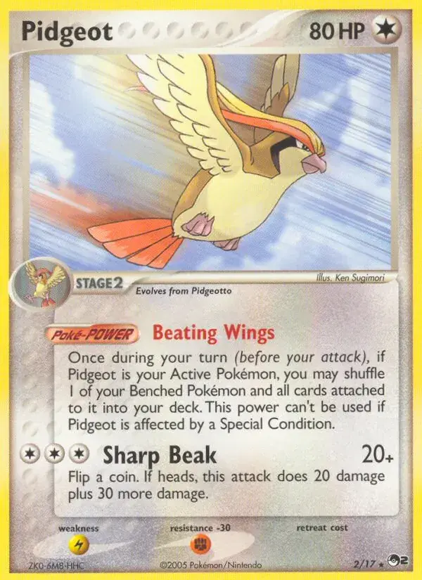 Pidgeot - 2/17 - POP Series 2