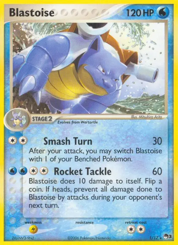 Blastoise - 1/17 - POP Series 3
