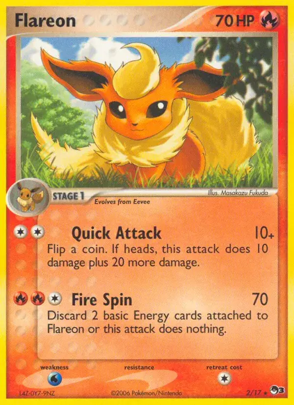 Flareon - 2/17 - POP Series 3