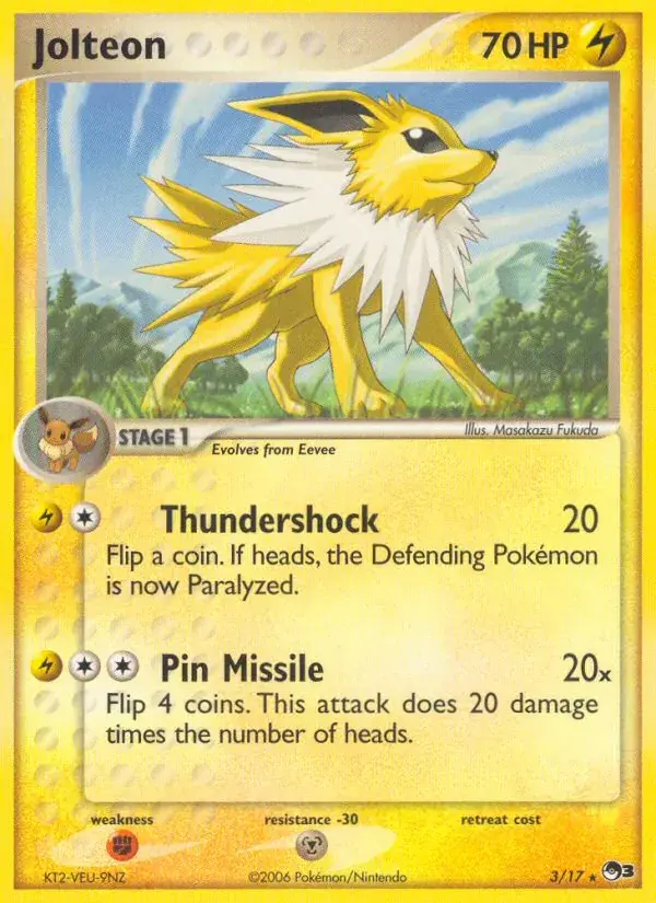 Jolteon - 3/17 - POP Series 3