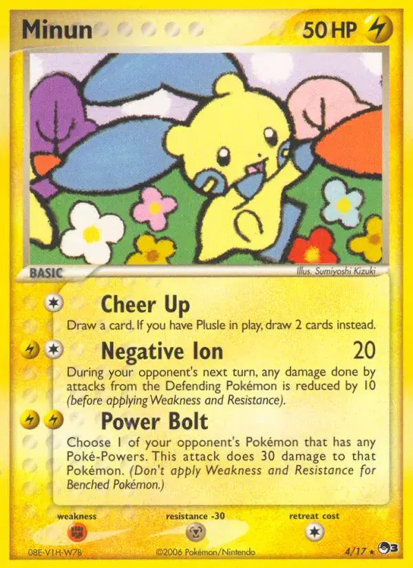 Minun - 4/17 - POP Series 3