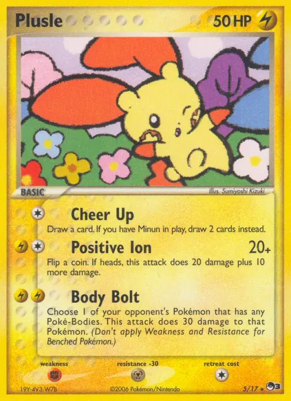 Plusle - 5/17 - POP Series 3