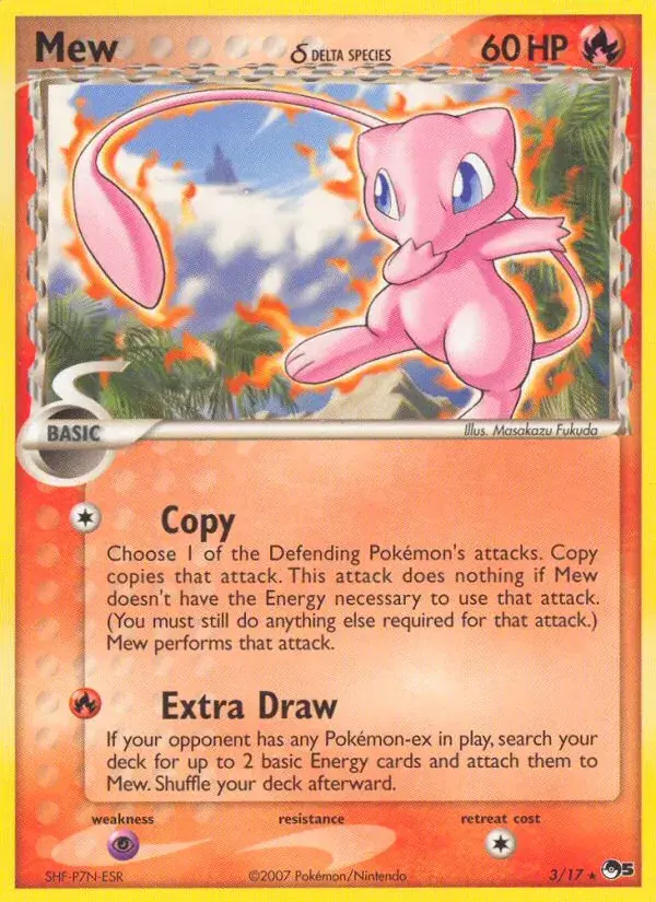 Mew δ - 3/17 - POP Series 5