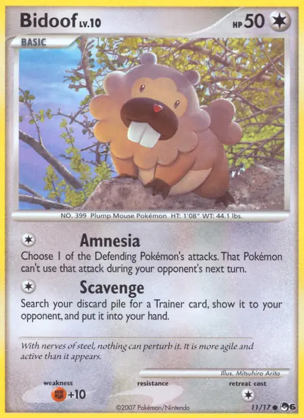 Bidoof - 11/17 - POP Series 6