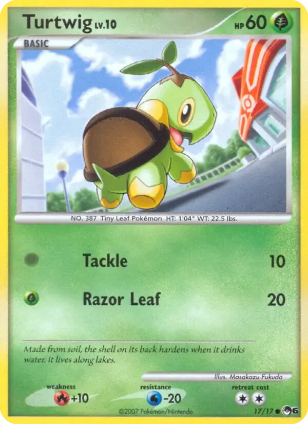 Turtwig - 17/17 - POP Series 6