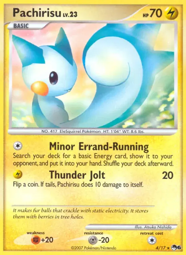 Pachirisu - 4/17 - POP Series 6