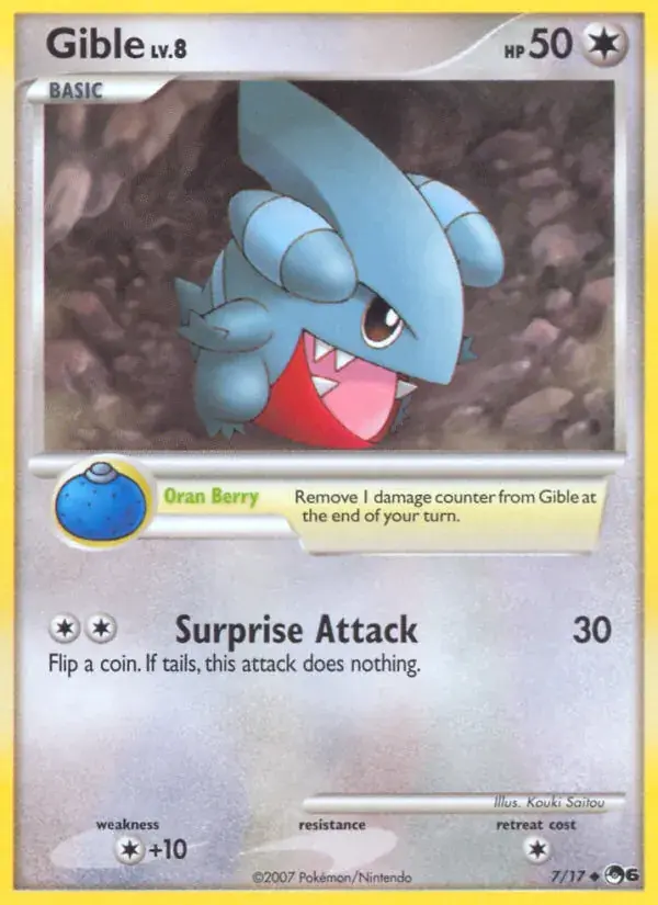 Gible - 7/17 - POP Series 6
