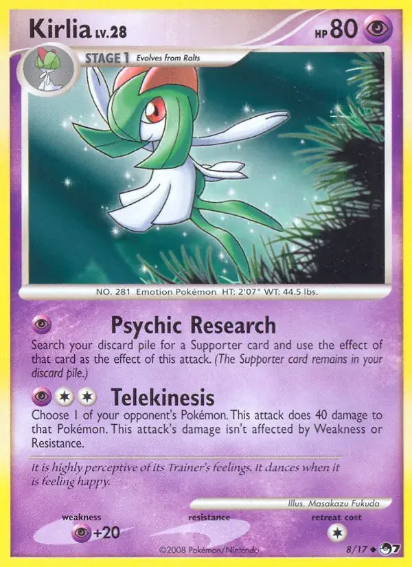 Kirlia - 8/17 - POP Series 7