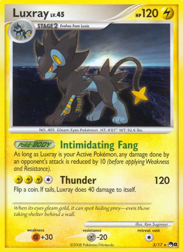Luxray - 3/17 - POP Series 8