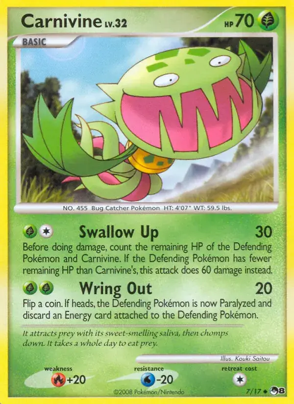 Carnivine - 7/17 - POP Series 8