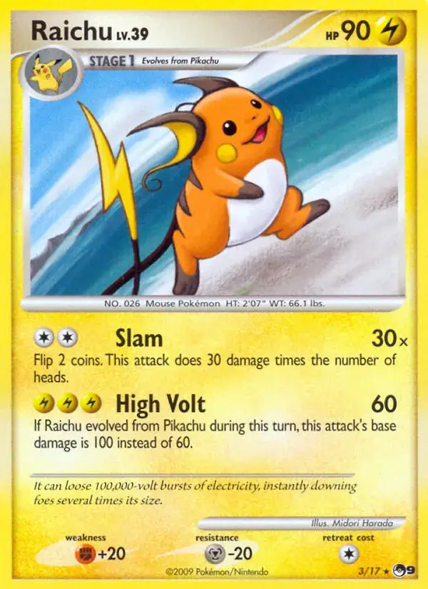 Raichu - 3/17 - POP Series 9