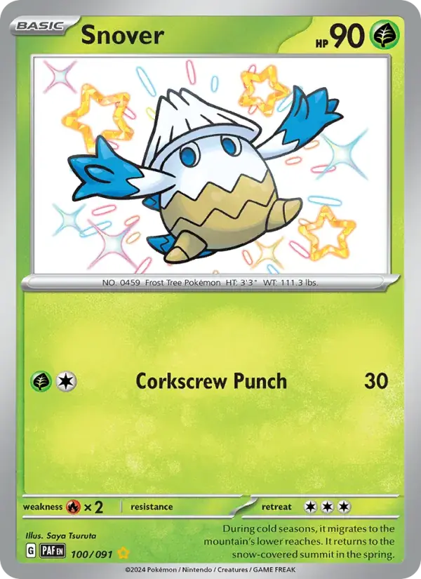 Snover - 100/245 - Paldean Fates