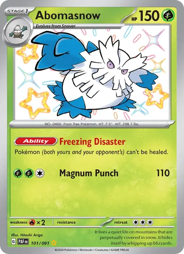 Abomasnow - 101/245 - Paldean Fates