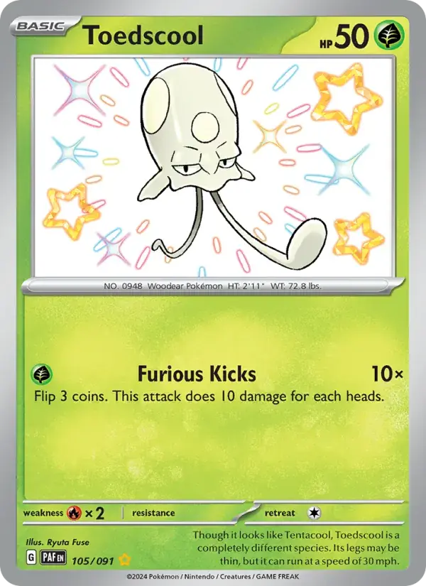 Toedscool - 105/245 - Paldean Fates