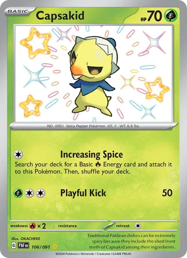 Capsakid - 106/245 - Paldean Fates