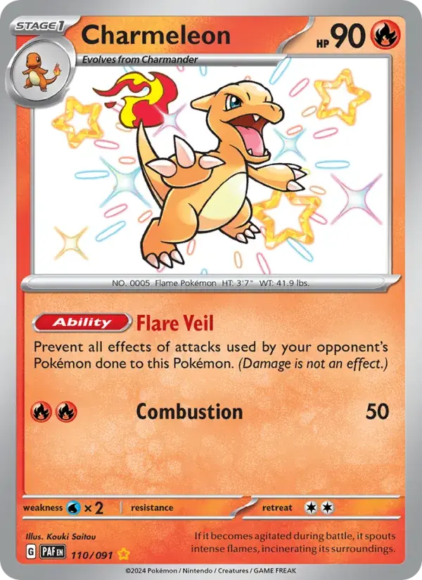 Charmeleon - 110/245 - Paldean Fates