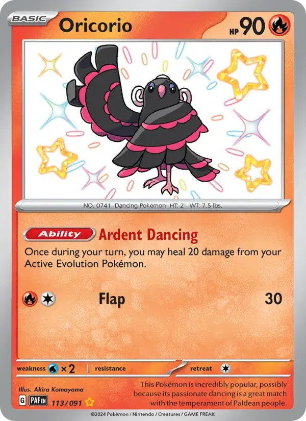 Oricorio - 113/245 - Paldean Fates