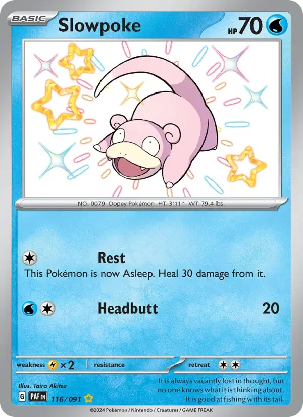 Slowpoke - 116/245 - Paldean Fates