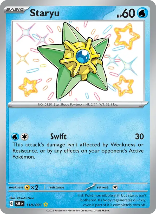 Staryu - 118/245 - Paldean Fates