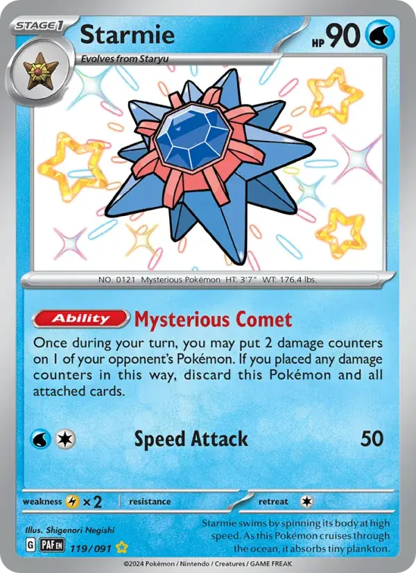 Starmie - 119/245 - Paldean Fates