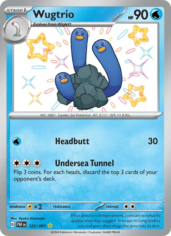 Wugtrio - 122/245 - Paldean Fates