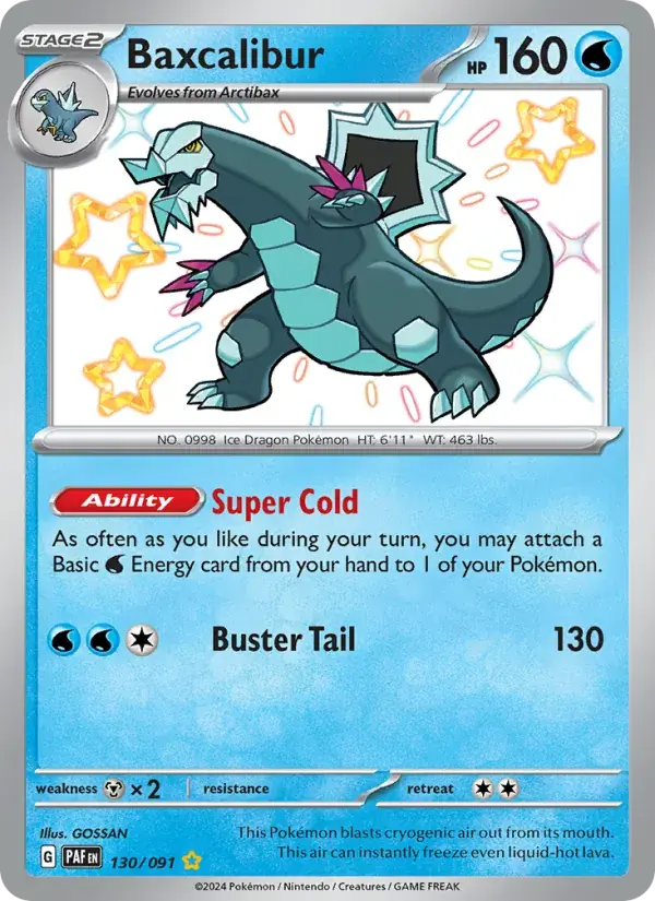 Baxcalibur - 130/245 - Paldean Fates