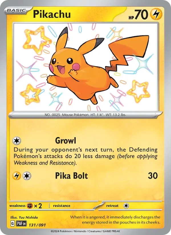 Pikachu - 131/245 - Paldean Fates