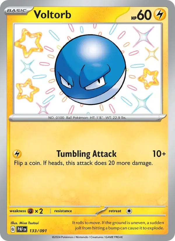 Voltorb - 133/245 - Paldean Fates