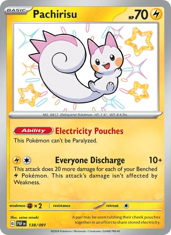 Pachirisu - 138/245 - Paldean Fates