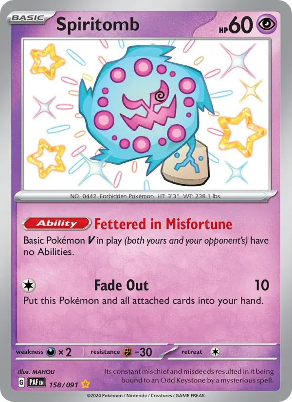Spiritomb - 158/245 - Paldean Fates