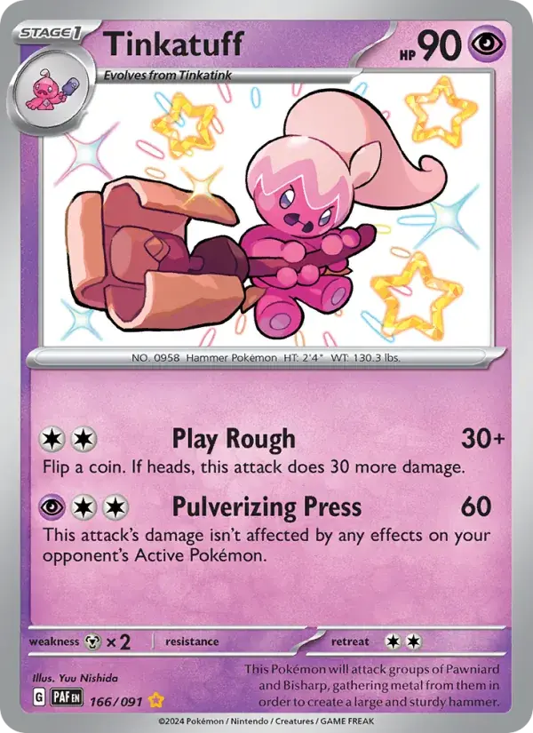 Tinkatuff - 166/245 - Paldean Fates