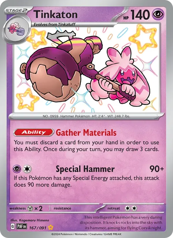 Tinkaton - 167/245 - Paldean Fates