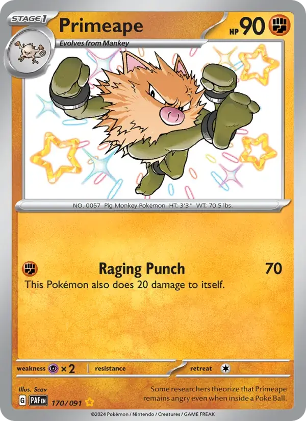 Primeape - 170/245 - Paldean Fates