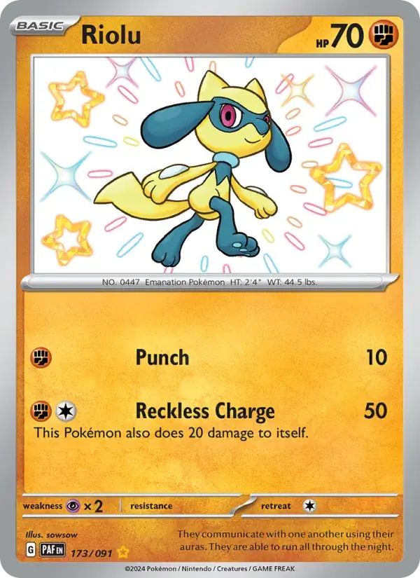 Riolu - 173/245 - Paldean Fates