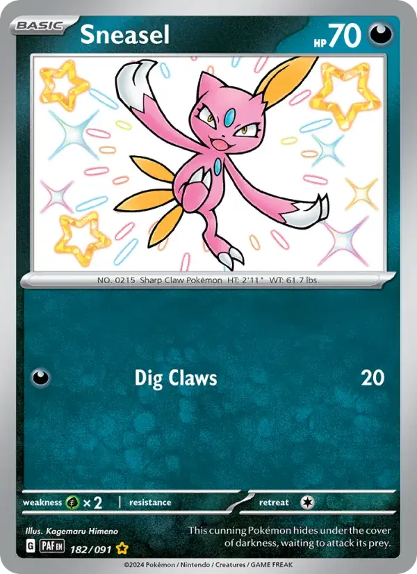 Sneasel - 182/245 - Paldean Fates