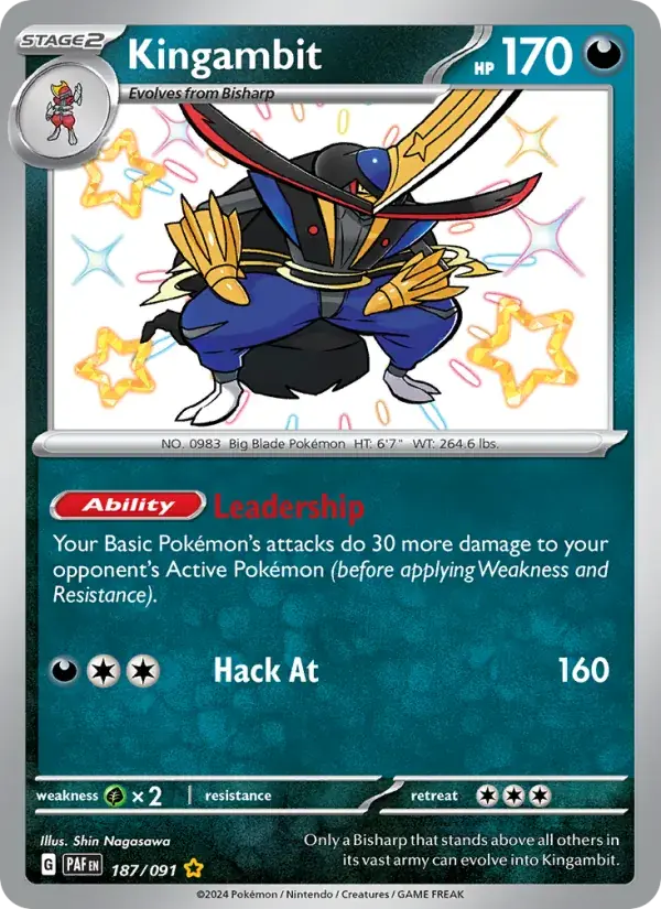 Kingambit - 187/245 - Paldean Fates