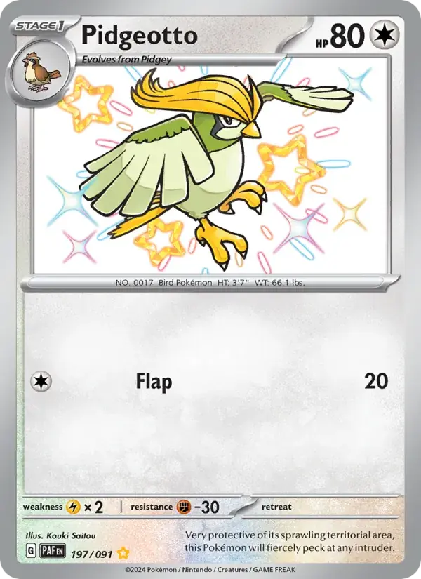 Pidgeotto - 197/245 - Paldean Fates