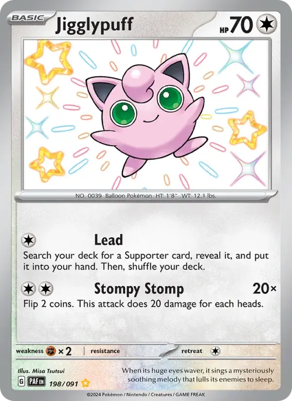 Jigglypuff - 198/245 - Paldean Fates