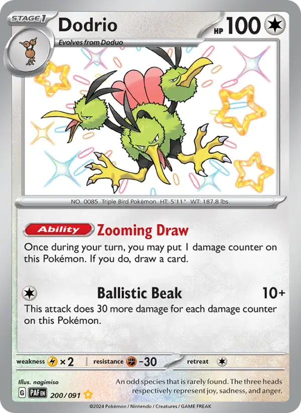 Dodrio - 200/245 - Paldean Fates