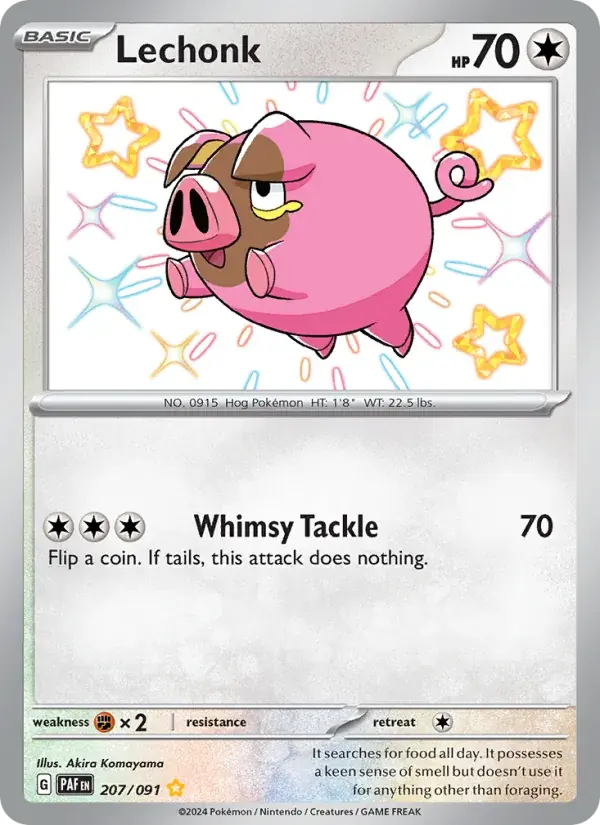 Lechonk - 207/245 - Paldean Fates